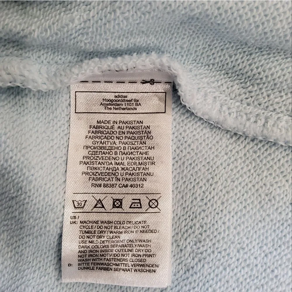 Adidas Light Blue Shorts Size M